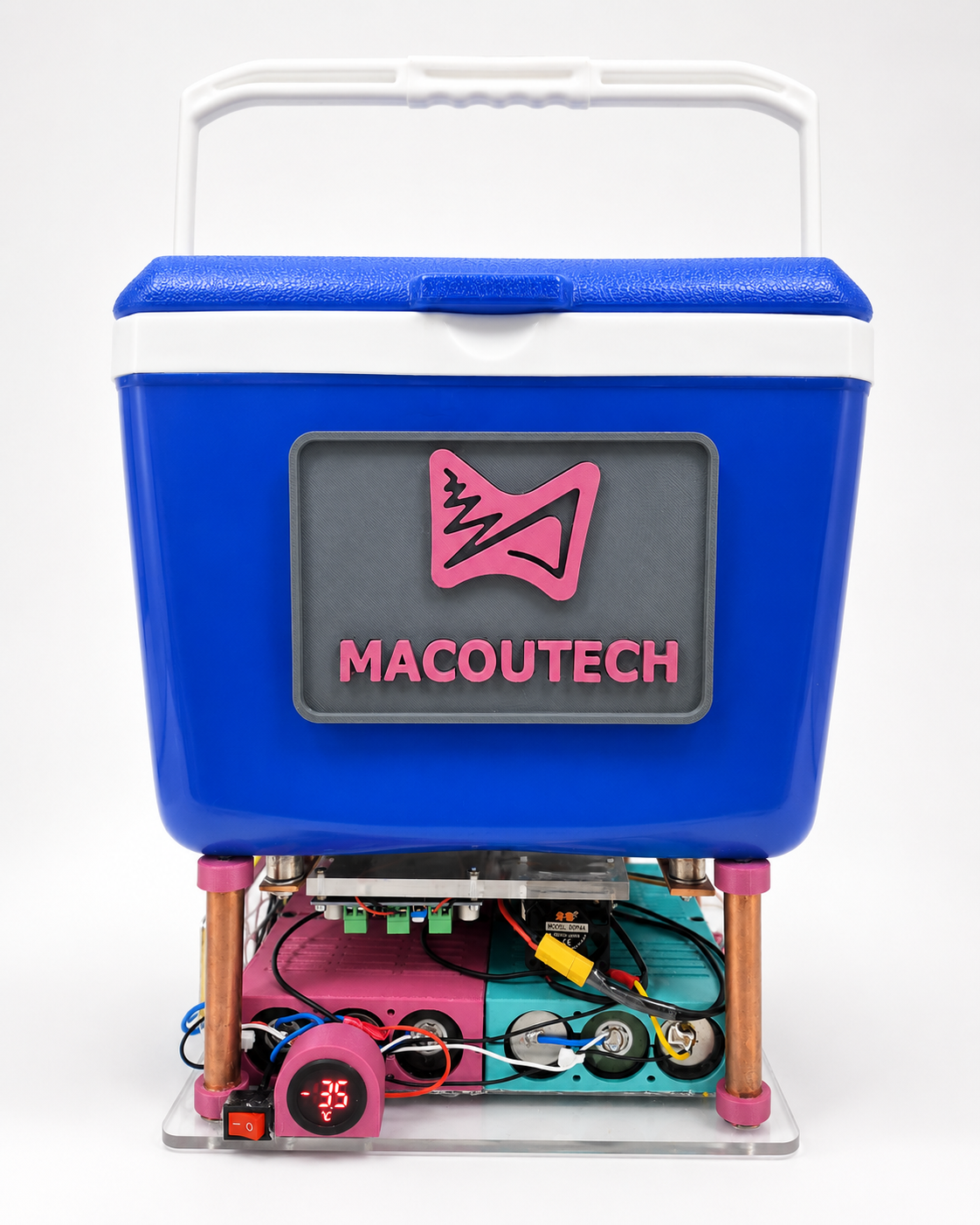 Macoutech taşınabilir termoakustik soğutucu prototipi